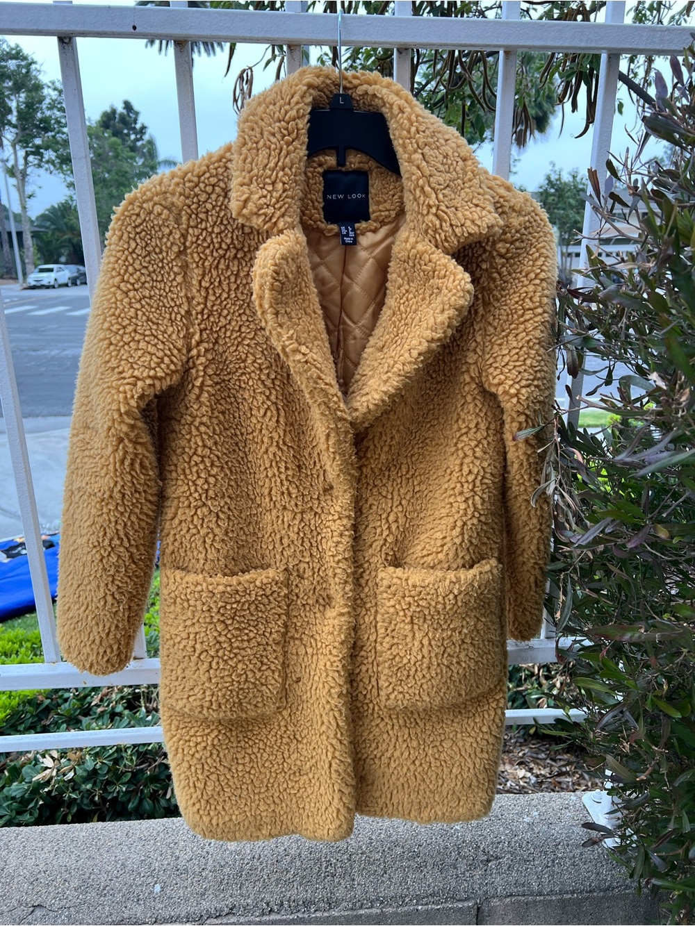 New Look Mustard Teddy Jacket with Quilted Lining
Smoke free home